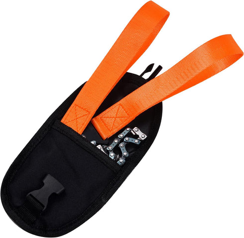 Pocket Chainsaw with Paracord Handle, Folding Chain Hand Saw, Emergency Outdoor Survival Gear for Camping, Hunting, Hiking, Cutting Wood & Tree (O...