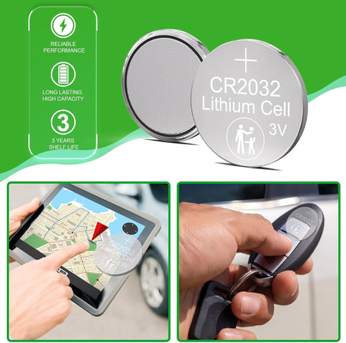 CR2032 Batteries 5 Pack, 2032 Battery CR2032 Lithium 3V Coin Battery, CR2032 Battery for Car Remote Key...