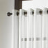 Curtainworks Soho Voile Sheer Grommet Curtain Panel, 59 by 132", Winter White...