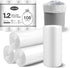 Small Trash Bags 1.2 Gallon, 108 Count Garbage Bags Bathroom Mini Trash Can Liners, fit 4.5-5 Liter White...