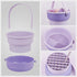 3 in 1 Silicone Makeup Brush Cleaner Bowl, Make up Brush Cleaner Mat with Makeup Brush Drying Holder and Comestic Brush Organizer, Paint Brush Cle...
