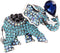 Amosfun Elephant Brooch Pin Rhinestone Crystal Elephant With Balloons Breastpin Broach Jewelry Gift for Woman Blue...