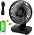 Portable Air Conditioners Fan, 4 Speeds Quiet Portable Air Cooling Fan, Strong Airflow, Manual Tilt Adjustment, Portable Swamp Cooler Fan for Indo...