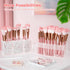 Clear Makeup Brush Organizer, Acrylic Cosmetic Brushes Storage with 3 Slots,Perfect Pen Holder for Desk...