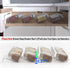 19 x 13 Inches Spice Drawer Organizer, 4 Tier Clear Acrylic Expandable In-Drawer Seasoning Jars Rack, Kitchen Drawer Spice Insert Tray for Cabinet...