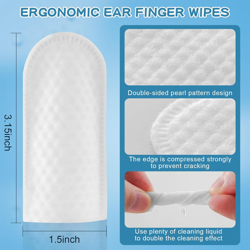Dog Teeth Cleaning Wipes Nature Pet Dental Finger Wipes for Dogs Cats Remove Bad Breath,Reduce Plaque and Tartar Buildup Disposable Gentle Pet Den...