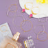 OIIKI 280PCS Earring Beading Hoops, 4 Sizes Gold/Silver Plated Hoop Earring Findings, Open Hoops, Metal Earring Rings, Round Earring Beading Decor...