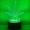 420 Leaf 3D LED Table Lamp Night Light Optical Visual Illusion Home Decor Lighting...