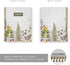 Grow Happy Thoughts Floral Spiral Notebook / 8.5" x 11" Journal / 120 College Ruled Pages/Durable Gloss Laminated Softcover/Gold Wire-o Spiral Bin...
