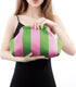 Summer Clutch Purses for Women Casual Crochet Dumpling Bag Colorblock Striped Cloud Clutch Handbags...