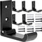 6PCS Folding Coat Hooks, Matte Black Wall Hooks for Hanging Coats Bathroom Towel Hooks Hardware Heavy Duty Aluminum Alloy Robe Hooks Wall Mounted ...