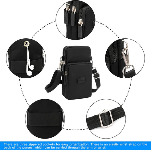 YINHEXI Small Crossbody Bags Purses for Women, Crossbody Handbags Cell Phone Wallet Travel Purse, Shoulder Bag...