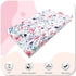 Floral Baby Diaper Changing Pad Cover, 2 Pack Infant Changing Table Mat Cover for Baby Girls Nursery Diaper Changing Cradle Mattress Sheets, Ultra...