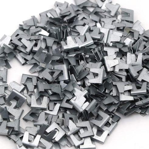 Cage Building Clip 600pcs Cage Fasten Clips Wire Cage Clip for Chicken Quail Pigeon Rabbit Pet Dog Cat Cage...