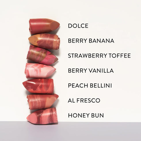 LAURA GELLER NEW YORK Italian Marble Sheer Lipstick - Berry Banana - Hydrating & Lightweight - Vitamin E & Caster Seed Oil - Cream Finish...