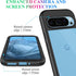 wahhle for Google Pixel 9/9 Pro Case, Built in Screen Protector Full Body Shockproof Slim Fit Bumper Protective Phone Cover for Pixel 9/9 Pro Men ...