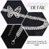 Rhinestone Butterfly Choker Necklace Silver Crystal Chokers Row Necklaces Sparkly Tennis Chain Prom Party Neck Jewelry for Women...