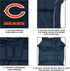 NFL Chicago Bears Puffer Vest for Dogs & Cats, Size Small. Warm, Cozy, and Waterproof Dog Coat, for Small and Large Dogs/Cats. Best NFL Licensed P...