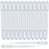 Teenitor 3ML Pipettes Plastic Eye Droppers, 25PCS Plastic Transfer Pipettes for Essential Oils, Dropping Pipettes 3Ml Plastic Dropper Transfer of ...