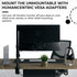 HumanCentric VESA Mount Adapter compatible with HP Pavilion 27xw, 25xw, 24xw, 23xw, 22xw, 22cwa, 27cw, 25cw, 24cw, 23cw, and 22cw Monitors...