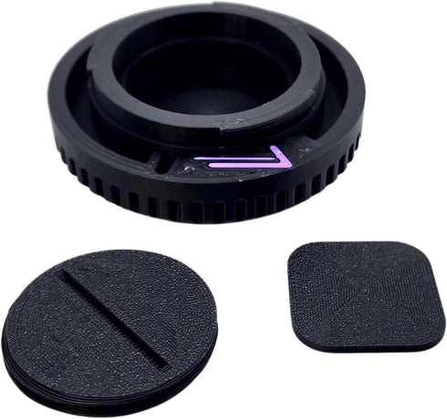 Camera Body Cap with Hidden Tracker Pocket for Apple AirTag and Tile, Fits Sony E-Mount Cameras, BCSEMBC-1...