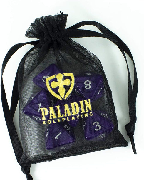 Purple D8 Dice - Pearl Effect - Set of Six...