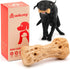 Dog Chew Toys Pine Wood and Nylon Tough Dog Toys for Aggressive Chewers Real Bacon Indestructible Dog Toys to Keep Them Busy...