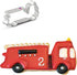 Ann Clark Cookie Cutters Firetruck Cookie Cutter 5" Made in USA...