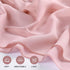 Dusty Rose Chiffon Table Runner 27x120 Inches Long Romantic Soft Runners Elegant Sheer Fabric for Bridal Party Table Decorations...