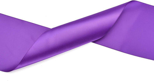 YAMA Double Face Satin Ribbon Roll - 4 inch Wide Solid Color Craft Ribbon, Great for Chair Sash,Making Bow, Sewing and Wedding Bouquet- 5 Yard/Spo...