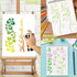 12 Pieces Leaf Vine Stencils Leaves Floral Spring Stencil Reusable DIY Crafts Drawing Templates Stencils for Painting on Wood Wall Canvas Furnitur...