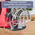 Stand Mixer Attachment Holders for Kitchenaid & Artisan 4.5 5 6 Quart Tilt-Head Stand Mixer for Storing Dough Hooks, Flat, Flex Edge Beater and Al...