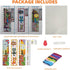 3 PCS Cross Stitch Bookmark Kit,Stamped Bookmarks Cross Stitch Kits for Adults Beginners,DIY Embroidery Bookmarks Cross Stitch Kits,14CT(Cats)...