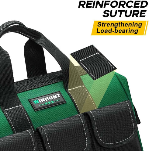 Tool Bag, Green, 31 cm/12 Inches, Made of 1680D Polyester, Ideal for DIY and Craftsmen (12 Inches)...