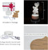 Acrylic Night Table Lamp with 33 Inch Power Cord Included (Bear)...
