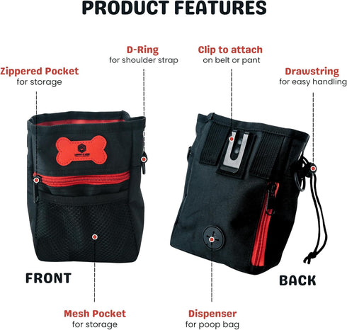 Logan & Lexi Dog Treat Pouch-Treat Pouches for Pet Training-Dog Treat Bag-Dog Treat Pouches for Pet Training-Dog Treat Bags Training Pouch-Treat B...