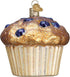 Old World Christmas Glass Blown Ornament Blueberry Muffin (32263)...