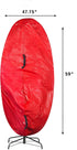 Elf Stor Premium Christmas Tree Cover Holiday Red Medium Size for For 6 Ft Tree...