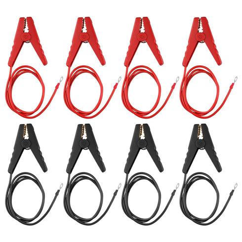 8pcs Electric Fence Wire Connectors, Solar Electrical Fence Charger Kit Electric Fence Wire Connect Electric Fence Clips with Alligator Clip......
