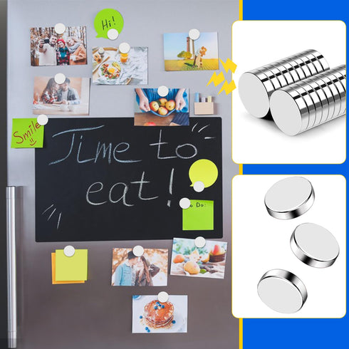 Small Magnets, 20 Pack Refrigerator Magnets 15x3mm Rare Earth Magnets Neodymium Magnets for Crafts, Whiteboard, Kitchen Cabinet......