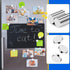 Small Magnets, 50 Pack Refrigerator Magnets 15x3mm Rare Earth Magnets Neodymium Magnets for Crafts, Whiteboard, Kitchen Cabinet......