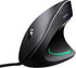 Wired Vertical Mouse, Optical Ergonomic Mouse with 4 Adjustable 800/1200/2000/3200, 5 Buttons USB Computer Mouse, Better for Large and Medium Size...