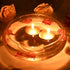 Zest Candle 24-Piece Floating Candles, 2.25-Inch, Metallic Gold...