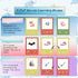 CVC Word Flash Card Games Sight Words Reading Writing Spelling FlashcCards for Kindergarten, Toddler Preschool Phonics Learning Activities, Montes...