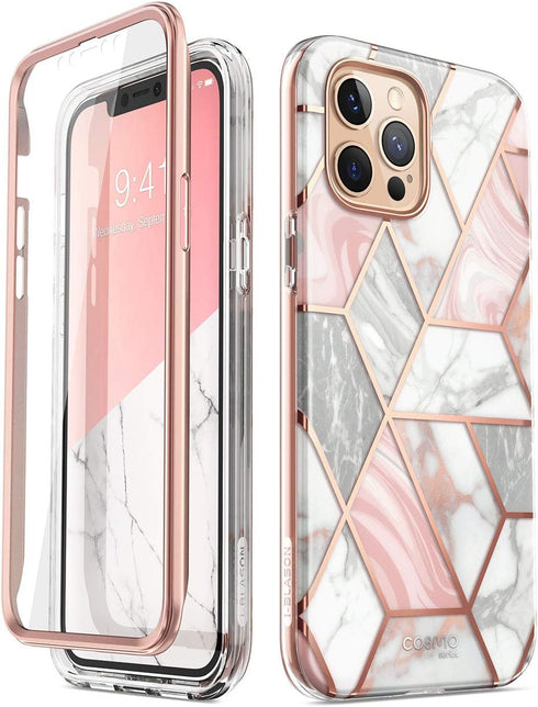 i-Blason Cosmo Series Case for iPhone 12 Pro Max 6.7 inch (2020 Release), Slim Full-Body Stylish Protective Case with Built-in Screen Protector (M...