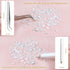 TOAOB 13000pcs White Flat Back Pearl Beads Half Round Imitation Pearls 2mm to 10mm Assorted Sizes Plastic Gem Pearls for Crafts Nails Phone Shoes ...