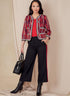 Vogue Misses' Fitted Jacket and Pants Sewing Pattern Kit, Code V1830, Sizes 8-10-12-14-16, Multicolor...