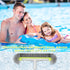 Professional Heavy Duty Swimming Pool Wall & Tile Brush?17.5" Round Ends Pool Brush Head with Sturdy Aluminum Handle for Cleans Walls, Tiles & Flo...