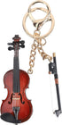 Musical Instrument Keychain, Miniature Violin Keychain,Musical Instrument Gift,Christmas Ornament...