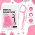 200 Count Dental Floss Picks Bulk Non Breakable Dental Floss Flossers for Adults Tooth Picks Flossers Teeth Cleaning Dental Floss Flossers for Fam...